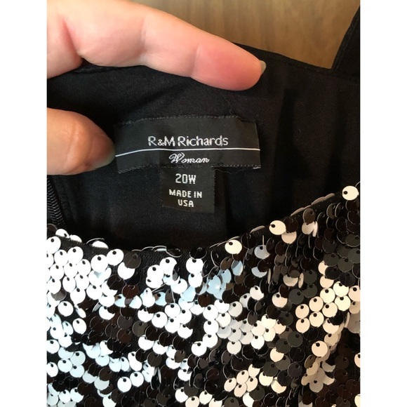 Black and white sequin dress - Picture 2 of 4